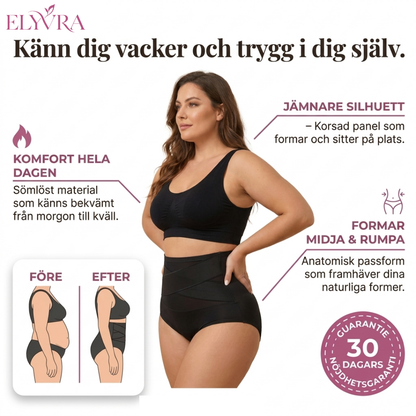 Högmidjad shapingtrosa med magkontroll