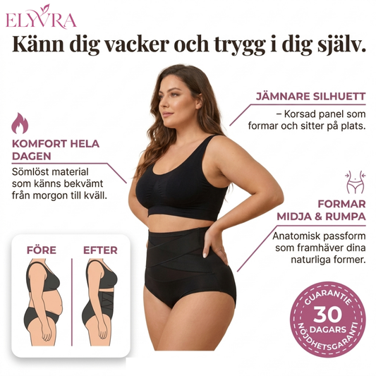 Högmidjad shapingtrosa med magkontroll