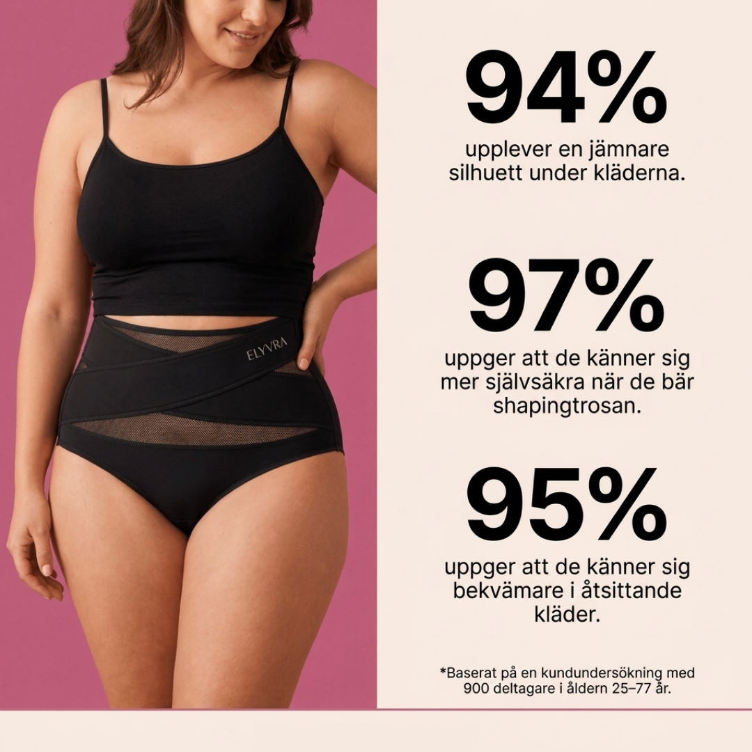 Högmidjad shapingtrosa med magkontroll