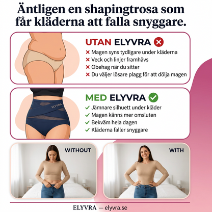 Högmidjad shapingtrosa med magkontroll