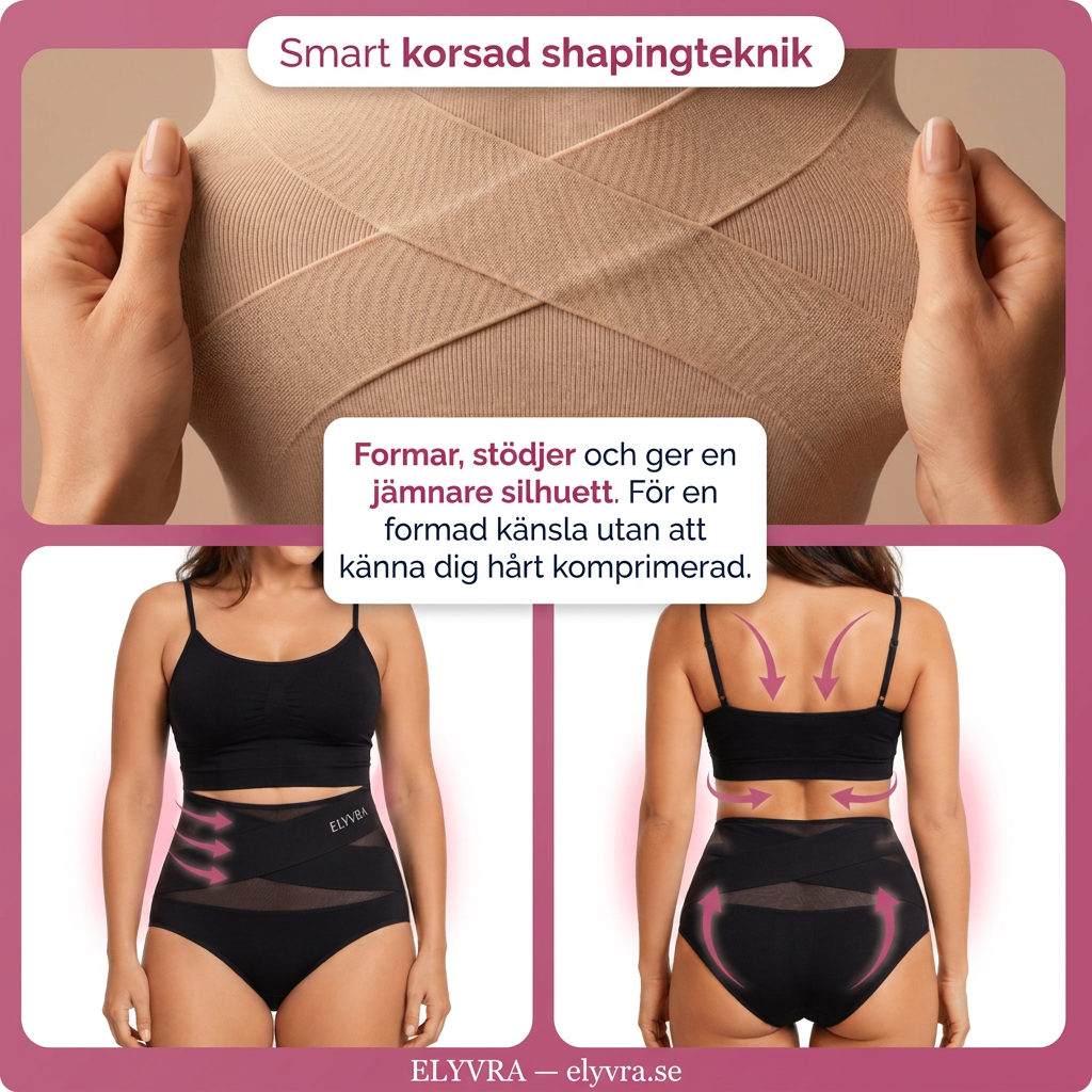 Högmidjad shapingtrosa med magkontroll